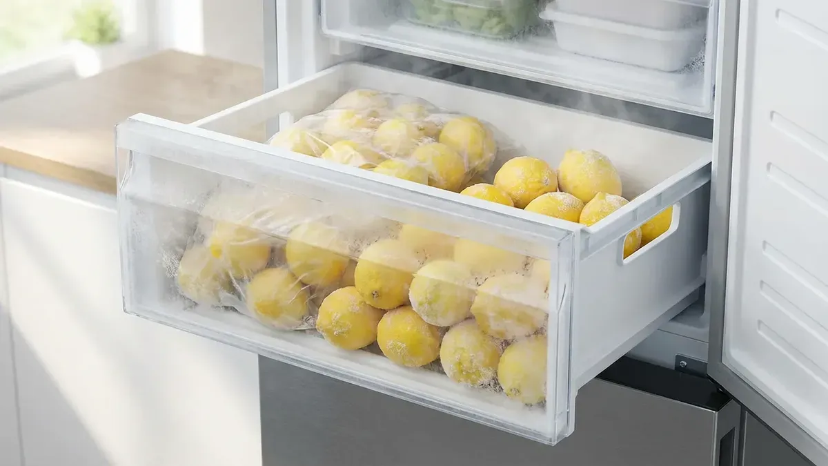 Ganze Zitrone einfrieren: so kommt mehr Aroma raus